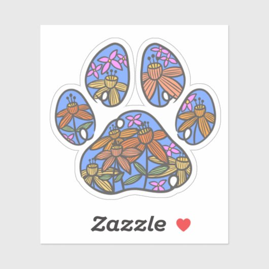 Sticker Daffodique Paw (Feuille)