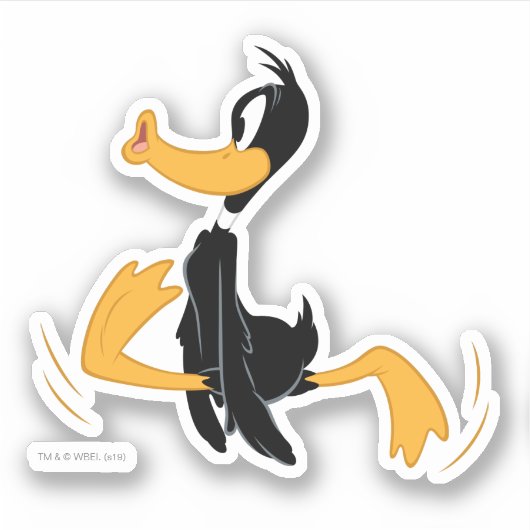 Sticker DAFFY DUCK™ Être fou (Devant)