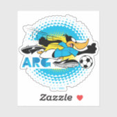 Sticker DAFFY DUCK™ Team Argentina Soccer Graphic (Feuille)