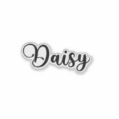 Sticker Daisy Name - Calligraphie manuscrite (Devant)