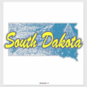 Sticker Dakota du Sud (Feuille)