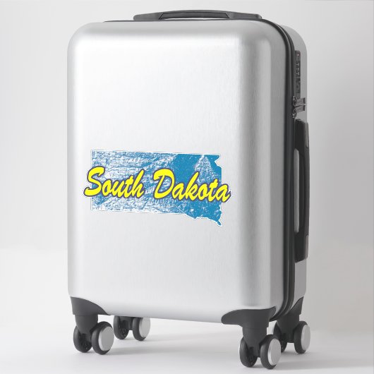 Sticker Dakota du Sud (Sur valise)