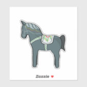 Sticker Dala horse (Feuille)