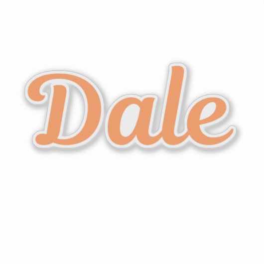 Sticker Dale (Devant)