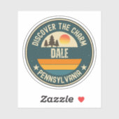Sticker Dale, Pennsylvanie (Feuille)