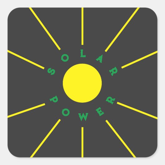 Sticker d'alimentation solaire (Devant)