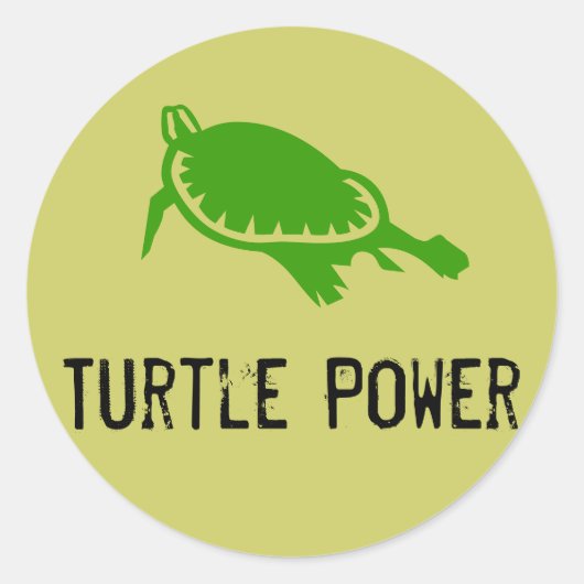 Sticker d'alimentation tortue (Devant)
