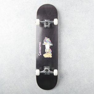 Sticker d'alimentation Unicorn Skateboard