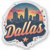 Sticker Dallas (Devant)