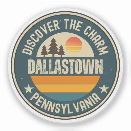 Sticker Dallastown, Pennsylvanie (Devant)