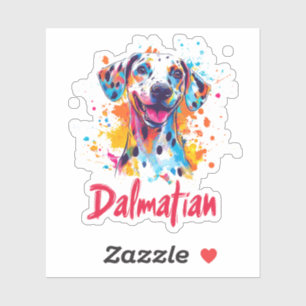 Sticker Dalmatian Dog