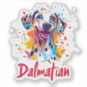 Sticker Dalmatian Dog (Devant)