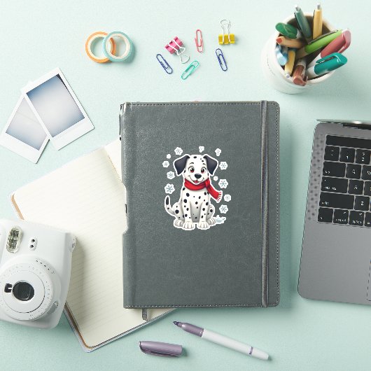 Sticker Dalmatie Snowy Fun (Couverture iPad)
