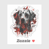 Sticker Dalmatien (Feuille)