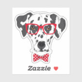 Sticker Dalmatien fashionable (Feuille)