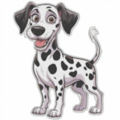 Sticker Dalmatien joueur (Devant)