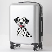 Sticker Dalmatien joueur (Sur valise)