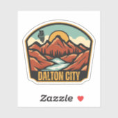 Sticker Dalton City, Illinois  (Feuille)