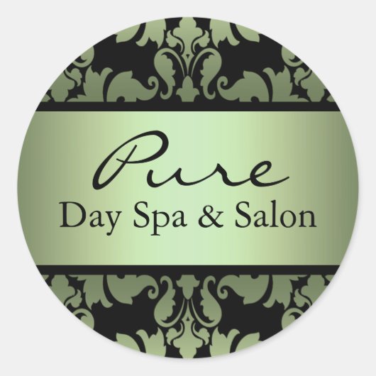 Sticker Damask Vert (Devant)