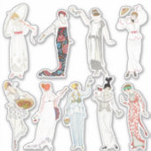 Sticker Dames à la mode (Devant)
