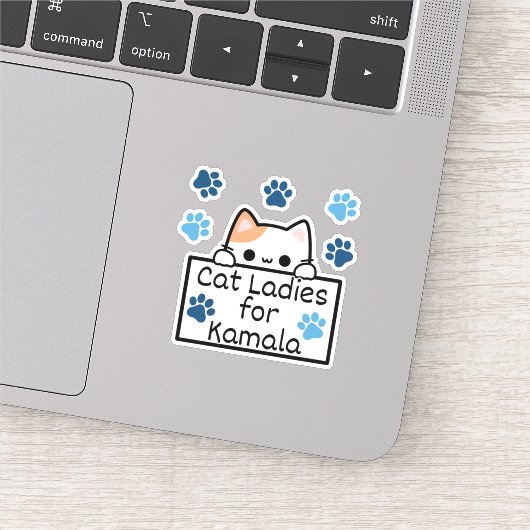 Sticker Dames de chat pour Kamala (Détail)