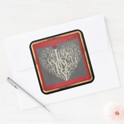 Sticker d'amour (Enveloppe)