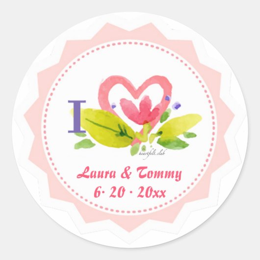 Sticker d'amour (Devant)