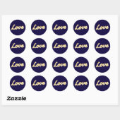 Sticker d'amour Marquee Lights (Feuille)