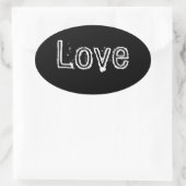 Sticker d'amour - Noir2 (Sac)