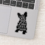 Sticker d'amour pour Bulldog français mignon<br><div class="desc">Sticker d'amour pour Bulldog français mignon</div>