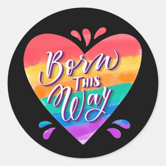 Sticker d'amour Rainbow Pride (Devant)