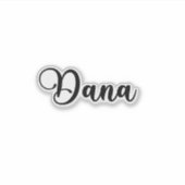 Sticker Dana Name - Calligraphie manuscrite (Devant)