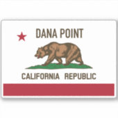 Sticker Dana Point Californie (Devant)