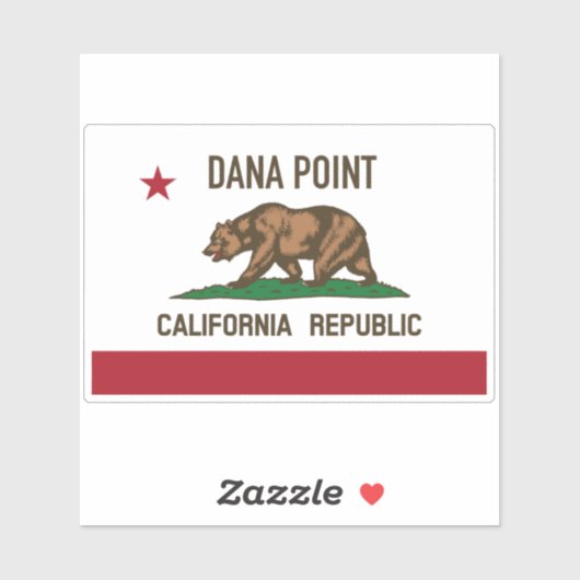 Sticker Dana Point Californie (Feuille)
