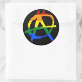 Sticker d'anarchie arc-en-ciel (Sac)