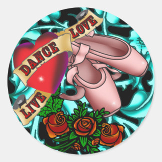 Sticker Dancer Tattoo