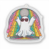 Sticker Dancing Disco Ghost - Dessin coloré Gh (Devant)