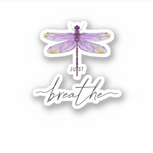 Sticker Dandelion Breathe Medi (Devant)