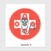 Sticker Danger pour la santé (Feuille)