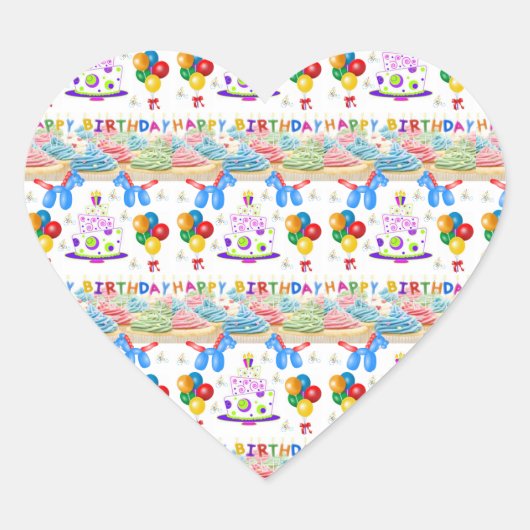 Sticker d'anniversaire (Devant)