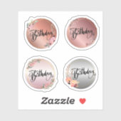 Sticker d'anniversaire (Feuille)