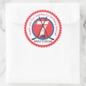 Sticker d'anniversaire de hockey (Sac)