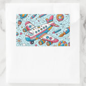 Sticker d'anniversaire de l'avion (Sac)