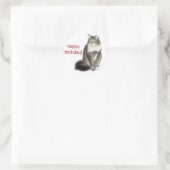 Sticker d'anniversaire du chat-coon du Maine (Sac)
