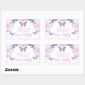 Sticker d'anniversaire pour papillon de parties sc (Feuille)