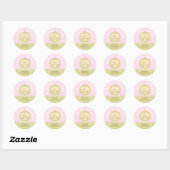 Sticker d'anniversaire Princess Pretty Royal Carri (Feuille)