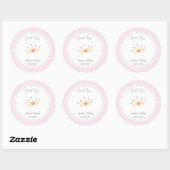 Sticker d'anniversaire Tiara Little Princess (Feuille)
