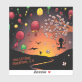 Sticker - Dans le flux (Feuille)