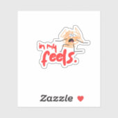 Sticker Dans mes sentiments (Feuille)