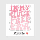 Sticker Dans Mon Époque Libre De Gluten (Feuille)